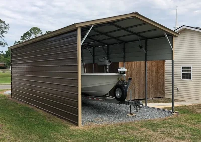 Metal Carport from Dixie Outdoor Solutions. Serving the Baxley Georgia Area.