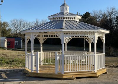 Octagon Gazebo from Dixie Outdoor Solutions. Serving the Baxley Georgia Area.