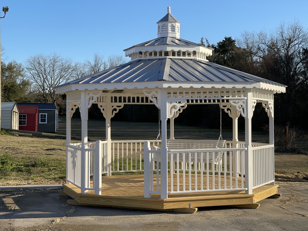 Octagon Gazebo from Dixie Outdoor Solutions. Serving the Baxley Georgia Area. Octagon Gazebo from Dixie Outdoor Solutions. Serving the Baxley Georgia Area.