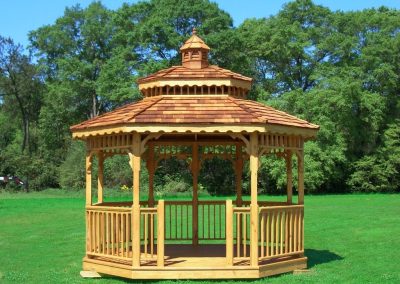 Oval Gazebos from Dixie Outdoor Solutions. Serving the Baxley Georgia Area.