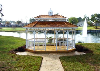 Oval Gazebos from Dixie Outdoor Solutions. Serving the Baxley Georgia Area.