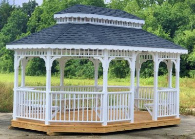 Oval Gazebos from Dixie Outdoor Solutions. Serving the Baxley Georgia Area.