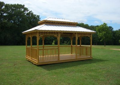 Rectangle Gazebos from Dixie Outdoor Solutions. Serving the Baxley Georgia Area.